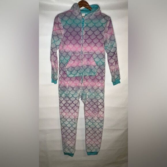 Footsie Pajamas ~ Dragon ~ Cat & Jack ~ EUC ~ Girls XL (14/16) Like New - Picture 2 of 6